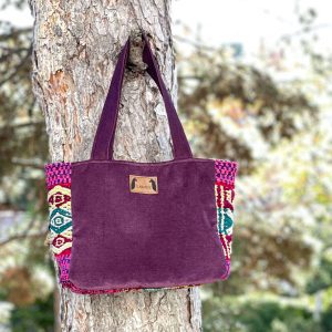 bolso llamative shopper morado alfombras etnicas llamative