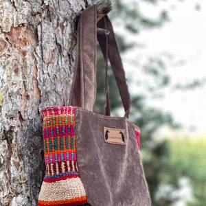 shopper llamative marron chocolate